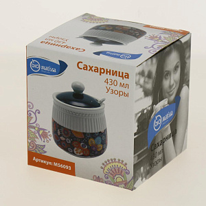 Сахарница 430мл Узоры Доломит M56093 000000000001195628