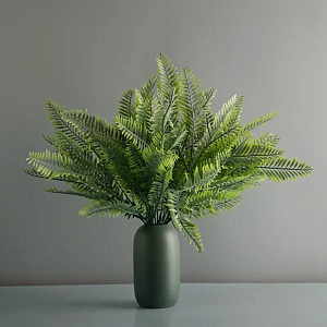 Цветок искусственный ветвь Папоротник 38см 000000000001218455