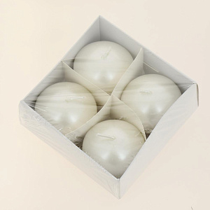 Декоративный  Набор свечей "Металлик" 4 шт. 50гр. (микс)R010700 000000000001196383