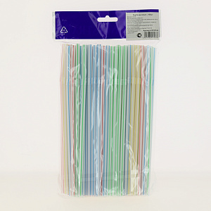 Трубочки пластиковые 100шт ИУ 000000000001174035