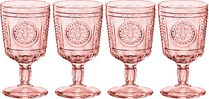 ROMANTIC Набор бокалов 4шт 320мл розовый BORMIOLI ROCCO стекло 000000000001206450