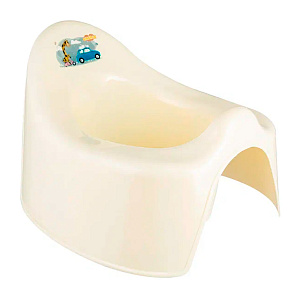 Горшок детский ПОЛИМЕРБЫТ Giraffix туалетный с крышкой пластик 000000000001209592