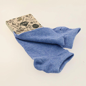 Носки женские заниженные однотон классика р.36-39 75%хл, 23%пэ, 2%элJ000045 000000000001187752