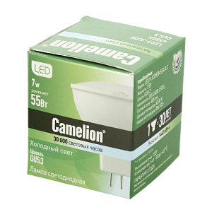 Светодиодная лампа Camelion, 7 Вт 000000000001125855