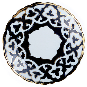 Тарелка Пахта 17,4см ASIA PORCELAIN с титановым напылением фарфор 000000000001204882