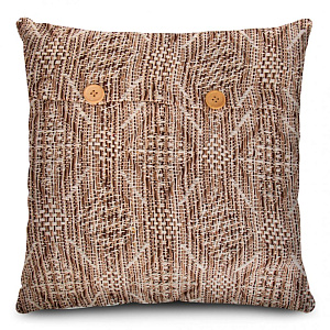 Наволочка декоративная 40х40см LUCKY ROMBO SGTH-MULTI DIAMOND бежевый экрю хлопок 000000000001218033