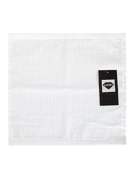 Полотенце махровое 30х30см LUCKY Отель белый хлопок 100% 000000000001229557