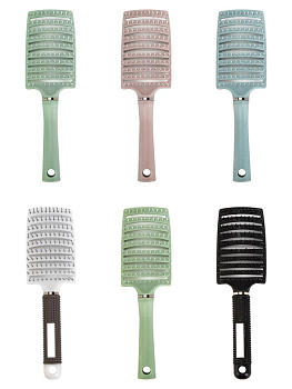 Расческа скелетная 7х23см в ассортименте полипропилен 000000000001229424