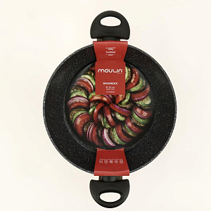 Сотейник 26см MOULIN VILLA Moonrock антипригарное покрытие индукция алюминий 000000000001204869