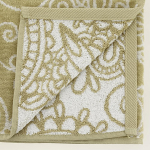 Полотенце 70х130см CLEANELLY Наветта махровое с эффектом велюра плотность 460гр пестроткань 100% хлопок 000000000001151638