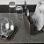 Набор для сушки посуды (сушилка 3 секции с ковриком для сушки посуды) DE'NASTIA светло-коричневый пластик/полиэстер 000000000001205933