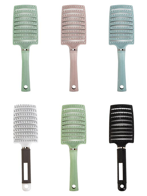 Расческа скелетная 7х23см в ассортименте полипропилен 000000000001229424