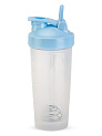 Бутылка для воды (шейкер) 600мл ST спортивная матовая голубой пластик 000000000001229282
