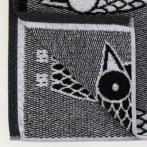 Полотенце махровое 50х90см PRIVILEA Сова пестротканое плотность 380гр/м2 жаккардовый бордюр меланж хлопок 100% 000000000001206201