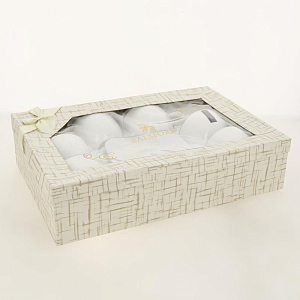 Набор чайный 12 предметов (чашка 230мл-6шт/блюдце-6шт) BALSFORD Грация Хама подарочная упаковка фарфор 000000000001204585