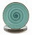 Набор столовой посуды 16 предметов TULU PORSELEN Reactive (по 4шт: обеденная 27см, десертная 21см, салатник 18см, кружка 320мл) Turquoise фарфор 000000000001216241
