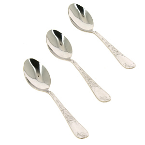 Набор ложек чайных 3 предмета ПАВЛОВСКИЙ ЗАВОД  Ирисы нержавеющая сталь 000000000001182411