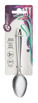 Набор чайных ложек 3пр APOLLO Zeus ZUS-53 000000000001177844