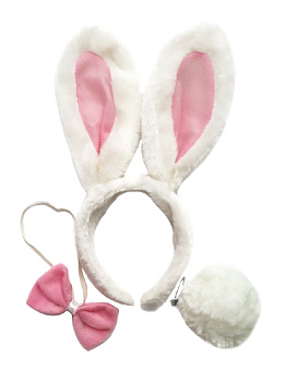 Маскарадный набор Крольчонок (галстук, ободок, хвостик) (полиэстер) / 27х1,5х19см арт.78190 000000000001179767