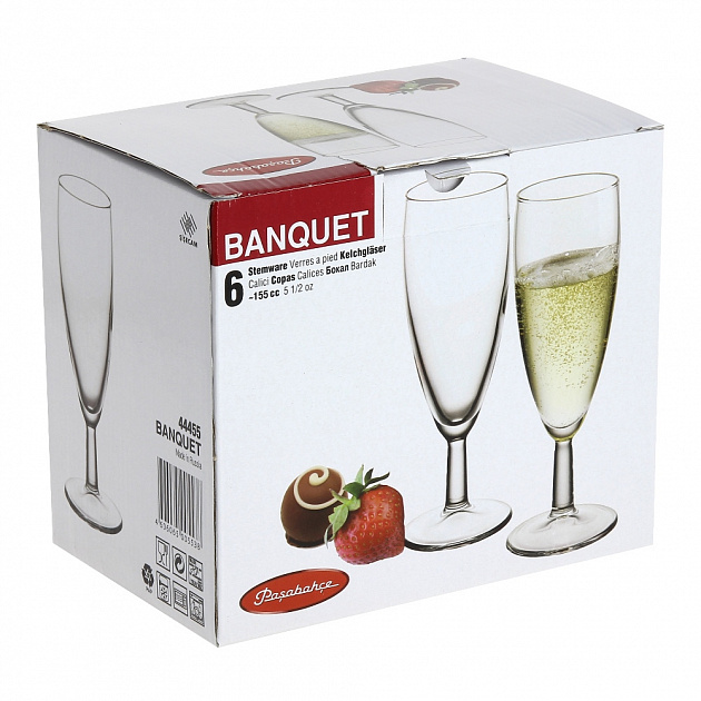 Набор фужеров для шампанского Banket Pasabahce, 150мл, 6 шт. 000000000001006071