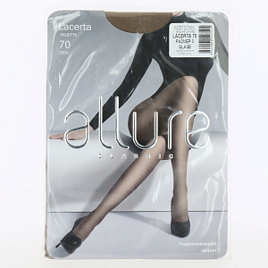 Колготки женские 70ден glase3 ALLURE Лацерта классические с усиленной верхней частью и укрепленным мыском 83%полиамид 17%эластан 000000000001201623