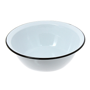 Миска 3,5л СТАЛЬ-ЭМАЛЬ без деколи эмалированная 000000000001022608