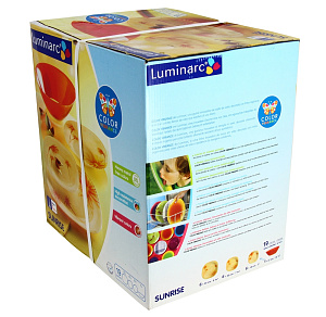 Столовый набор Sunrise Luminarc, 19 предметов 000000000001093497