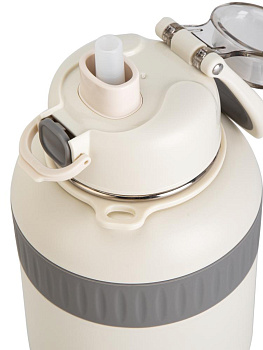 Термос 1л белый нержавеющая сталь/пластик Термос 1л белый нержавеющая сталь/пластик 000000000001226940