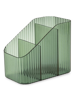 Органайзер для косметики/концелярии 15х12х8см 3 отдела BOTTLE микс пластик/PET 000000000001229822