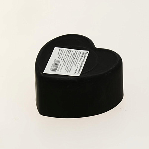 Подсвечник декоративный "Heart" стекло 7,5х3,6см черный/золото R011271 000000000001200389