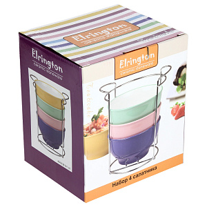 Набор салатников Палитра Olaff, 550мл, 4 шт. 000000000001163536