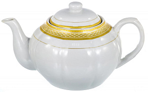 Набор чайный фарфор13шт 6 чашек220мл+6блюдец+чайник1200мл подарочная упаковка АЛЬЗИР GUTERWAHL 114-17047 000000000001193920