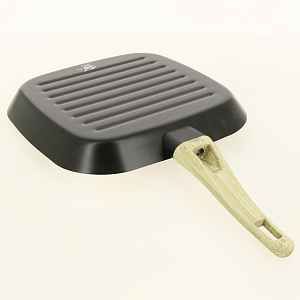 Сковорода Гриль 28см TVS Le Giuste бакелитовая ручка индикатор нагрева алюминий 000000000001203347