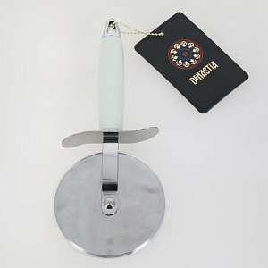 Нож для пиццы DE'NASTIA пластиковая ручка белый нержавеющая сталь ABS пластик 000000000001211565