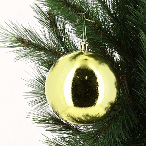 Декоративное украшение Шар 6см MANDARIN золотой MANDARIN пластик 000000000001209392