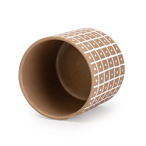 Кашпо 13,5х12,5см 1,3л Этно I керамика 000000000001225853