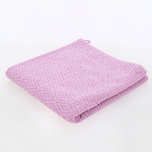 Полотенце махровое 70х130см СОФТИ Ромб светло-лиловый хлопок 100% 000000000001214703