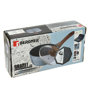 Ковш Granit-Eco Bergner, 1.3л, алюминий 000000000001166836