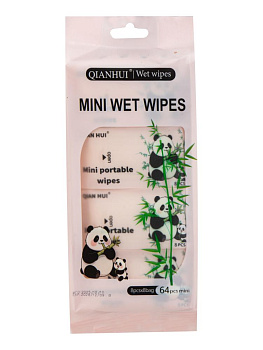 Набор влажных салфеток МИНИ 18х4см 8/8шт в ассортименте_ST 000000000001228715