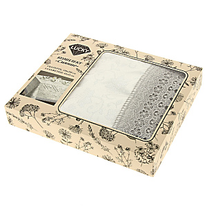 Комплект "Сияние" скатерть 150*250см + 4 салфетки 43*43см 100% ПЭE020111 000000000001177443