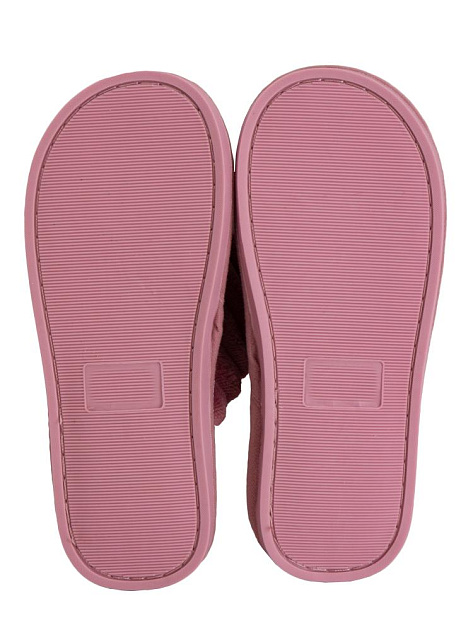 Тапочки домашние 36-37 женские плюшевые розовый полиэстер/ТПР 000000000001228821