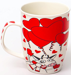 Кружка 350мл OLAFF Загадай желание в ассортименте фарфор 000000000001202094