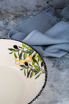 Салатник 23см CERA TALE Оливки глазурованная керамика 000000000001207958