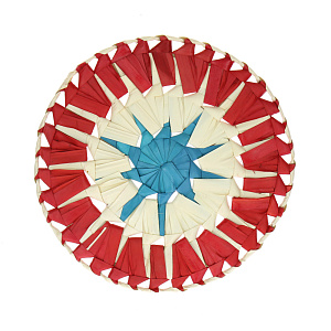 Подставка под горячее Подсолнечник, 22 см, листья пальмы 000000000001097789