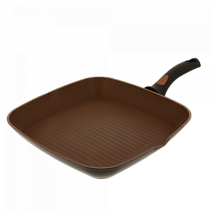 Сковорода-Гриль 28х28см LaDina REGULAR Terracotta с антипригарным покрытием алюминий 54028 000000000001204292