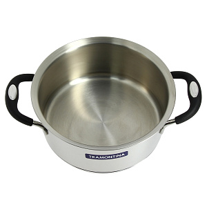 Кастрюля с крышкой 2,85л TRAMONTINA Duo Silicone 62483/200-TR 000000000001087620