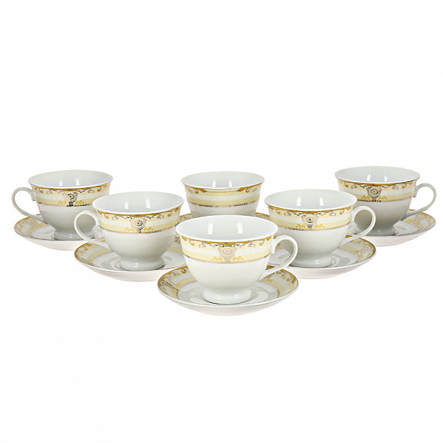 Чайный набор Золото Olaff, 12 предметов 000000000001170911