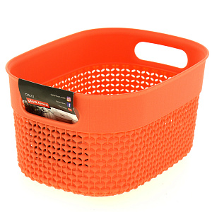 Корзина для хранения PLAST TEAM OSLO 3л коралл РТ1350/ПЦСКОРАЛ 000000000001187588