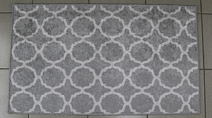 Коврик универсальный 60х100см ПОСУДА ЦЕНТР Восток для прихожих серый полиэстер 000000000001187106