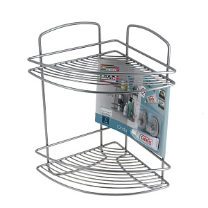 Полка 2-х уровневая, 22х22х35 см 000000000001162070